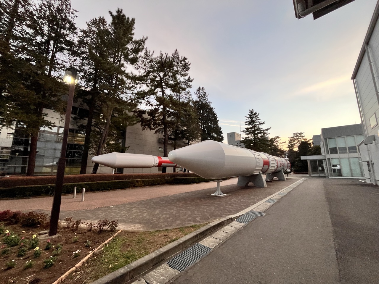 ISAS M-Vロケット実機展示